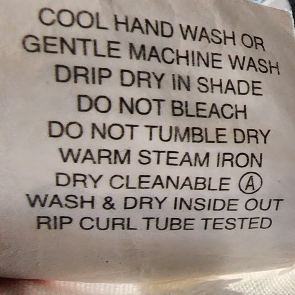 Y2K RIPCURL pants white linen/viscose/cotton casual Size 12 - Picture 11 of 11